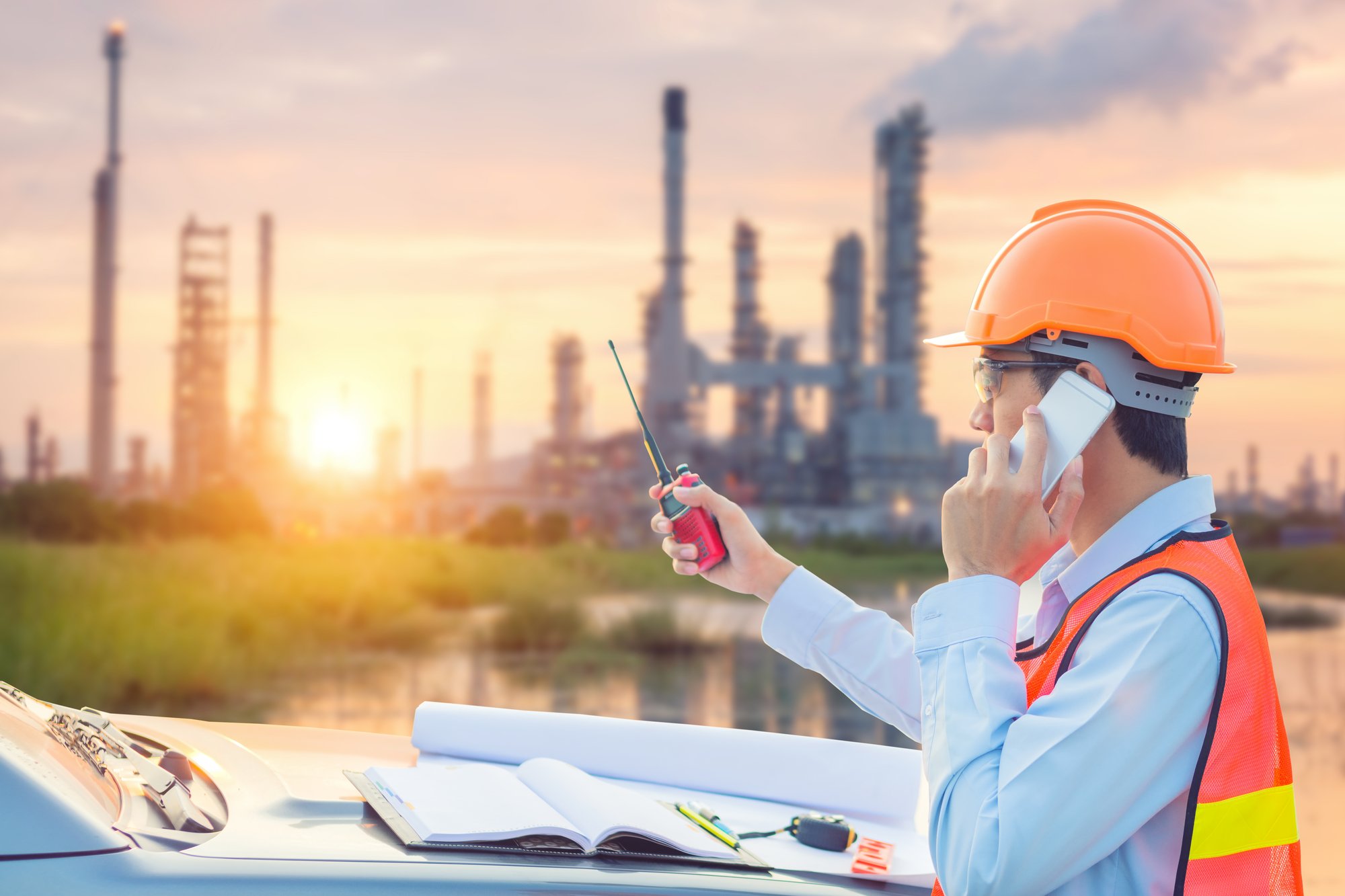 Oil Refinery - shutterstock image - 101322